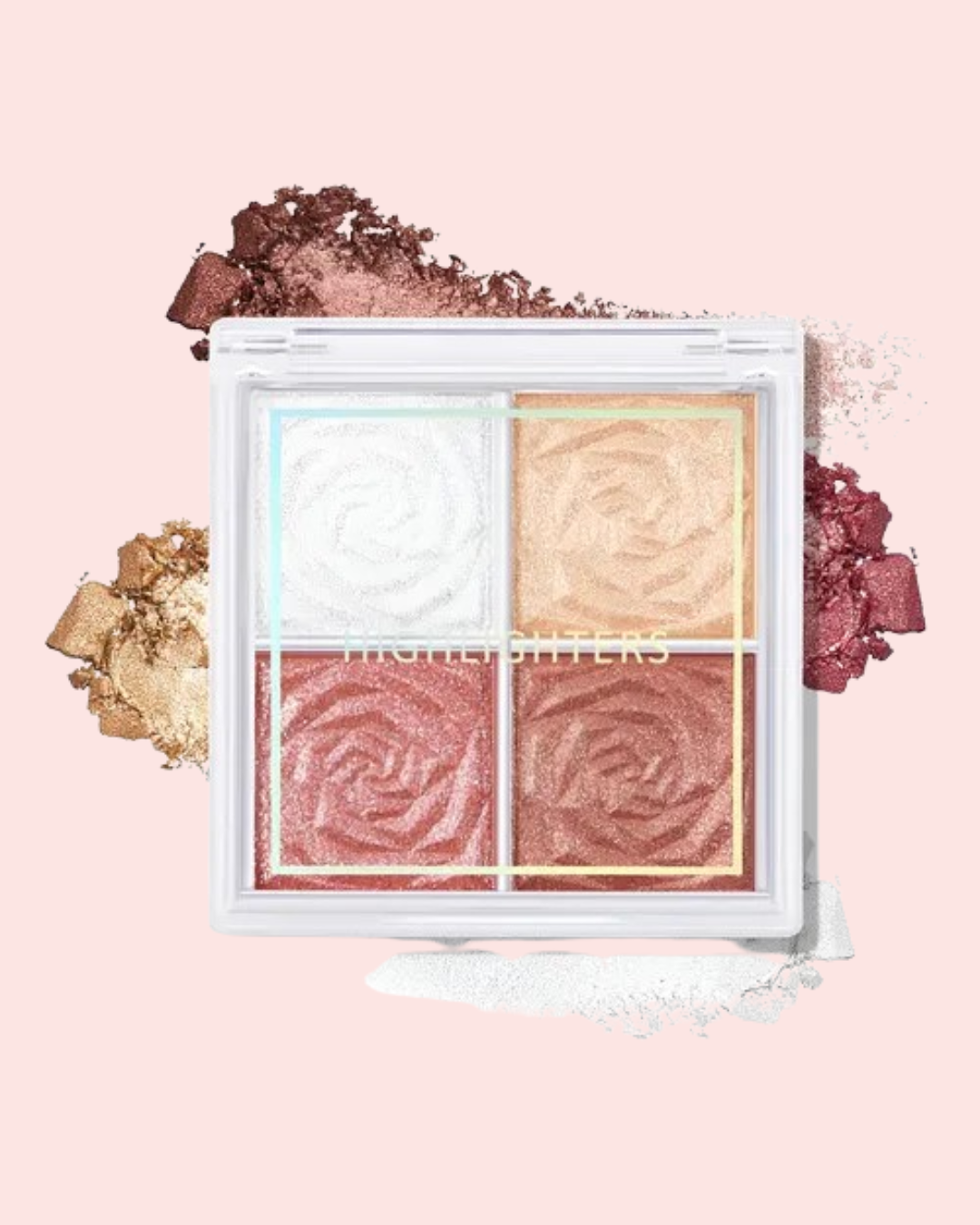 Boobeen Paleta de rubor e iluminador