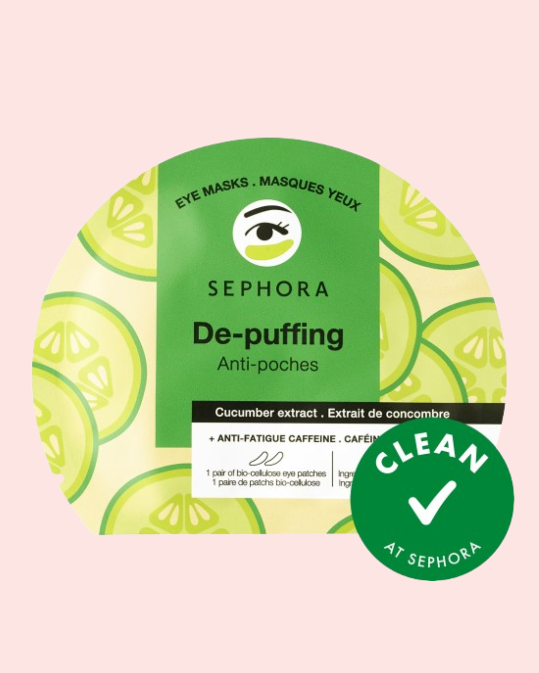 Sephora Caffeine Eye Mask Patches for Dark Circles + De-Puffing