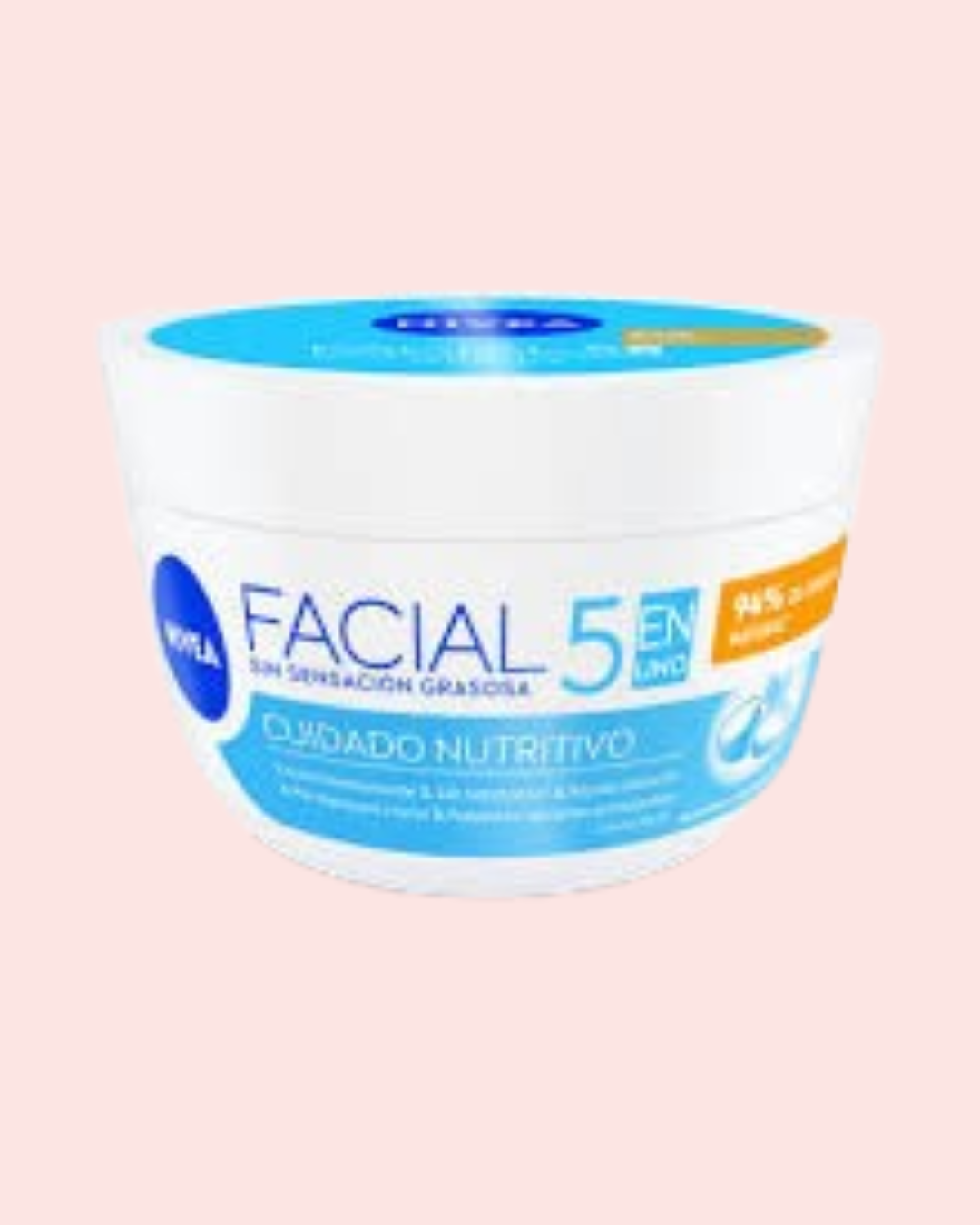 Crema Facial 5 en 1 Nivea Cuidado Nutritivo 200 ml